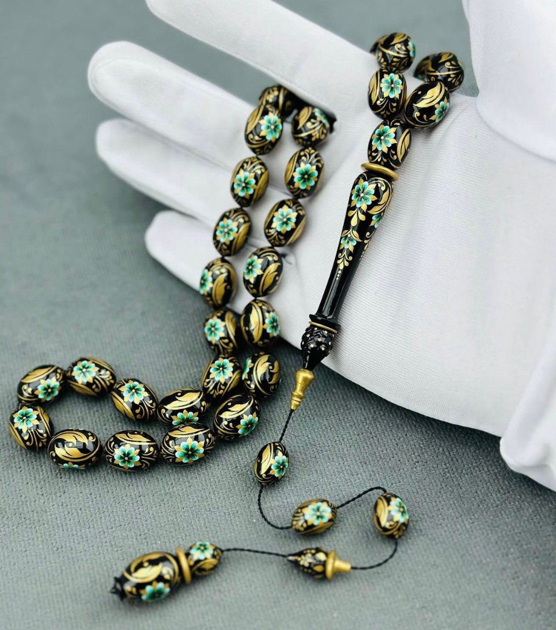 Handcrafted tesbih prayer beads by Recep Bülbül