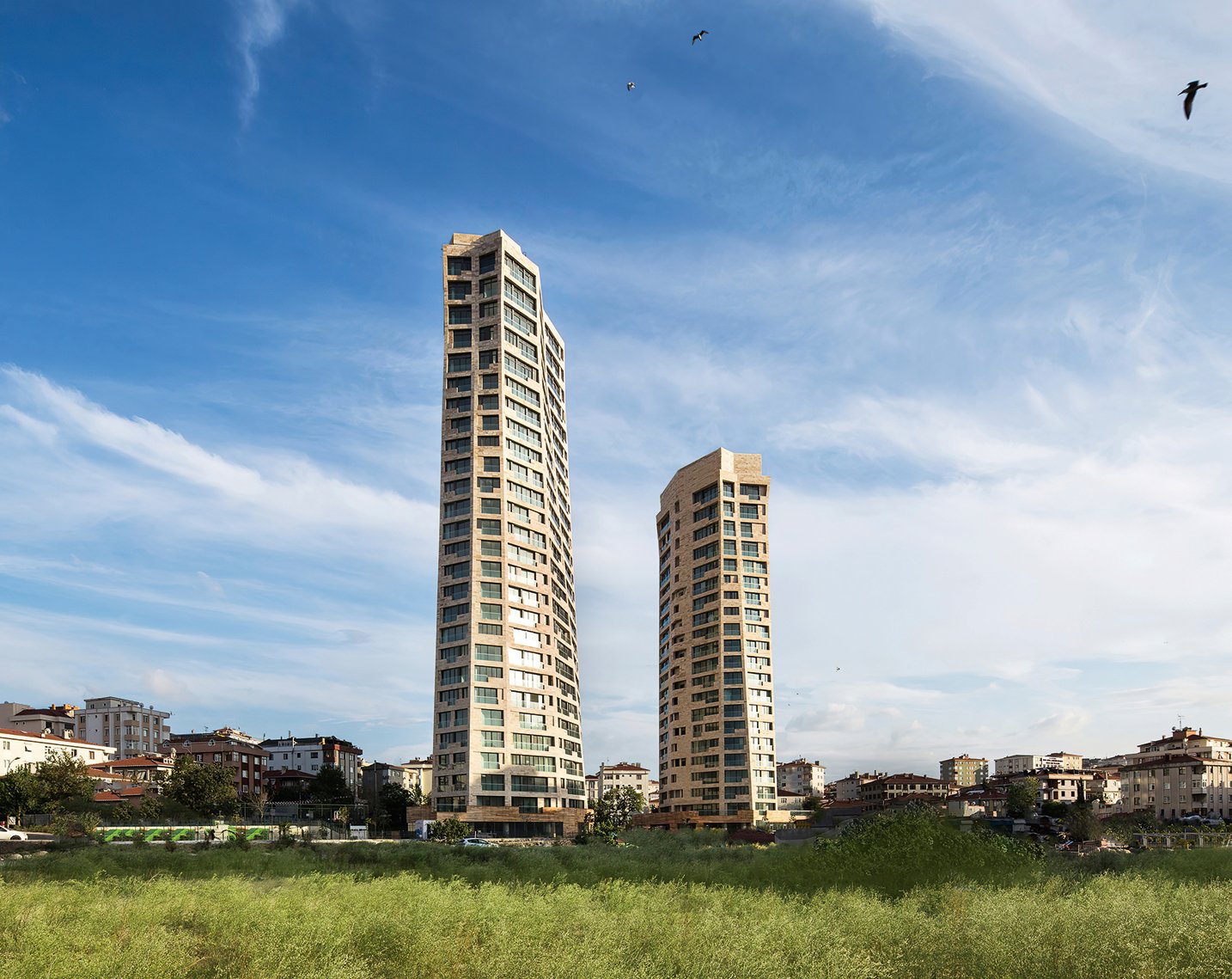 Residential twin towers, Istanbul