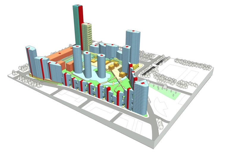 Kazakh Family Office Investment Portfolio massing model